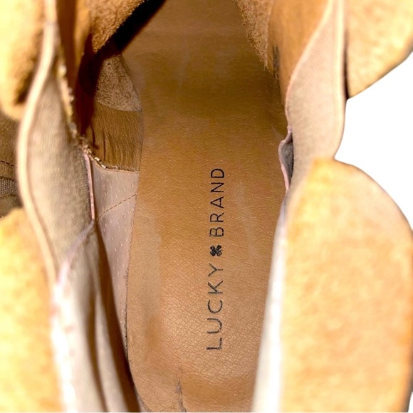 Lucky Brand Women's JANA Fashion Boot SZ 9 1/2 Pull-On Design Leather Upper - Picture 7 of 10